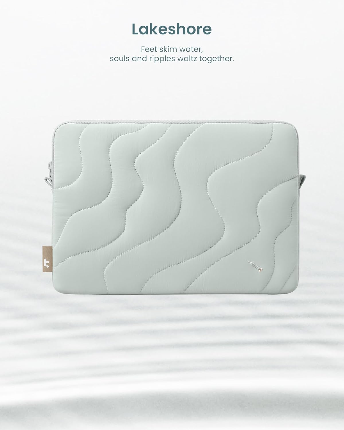 TOMTOC TERRA-A27 LAPTOP SLEEVE 14 INCH-OFF WHITE