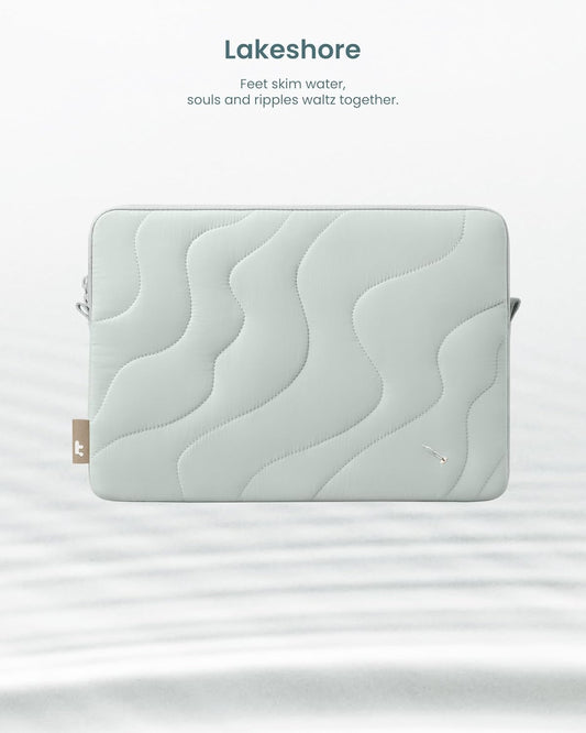TOMTOC TERRA-A27 LAPTOP SLEEVE 14 INCH-OFF WHITE