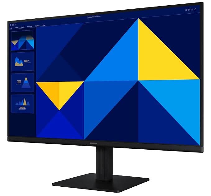 Samsung 27 Inch S3 Flat Super Slim Borderless Design IPS Panel Monitor