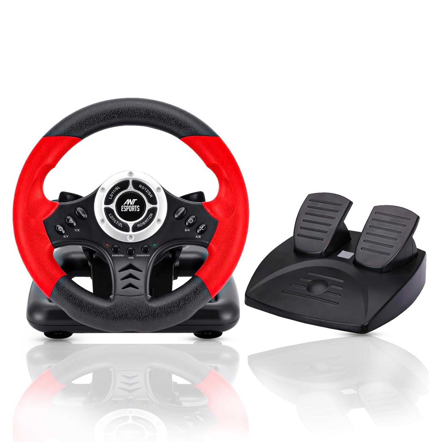 ANT ESPORTS GW170 CORSA RACING WHEEL WITH PEDAL (BLACK)