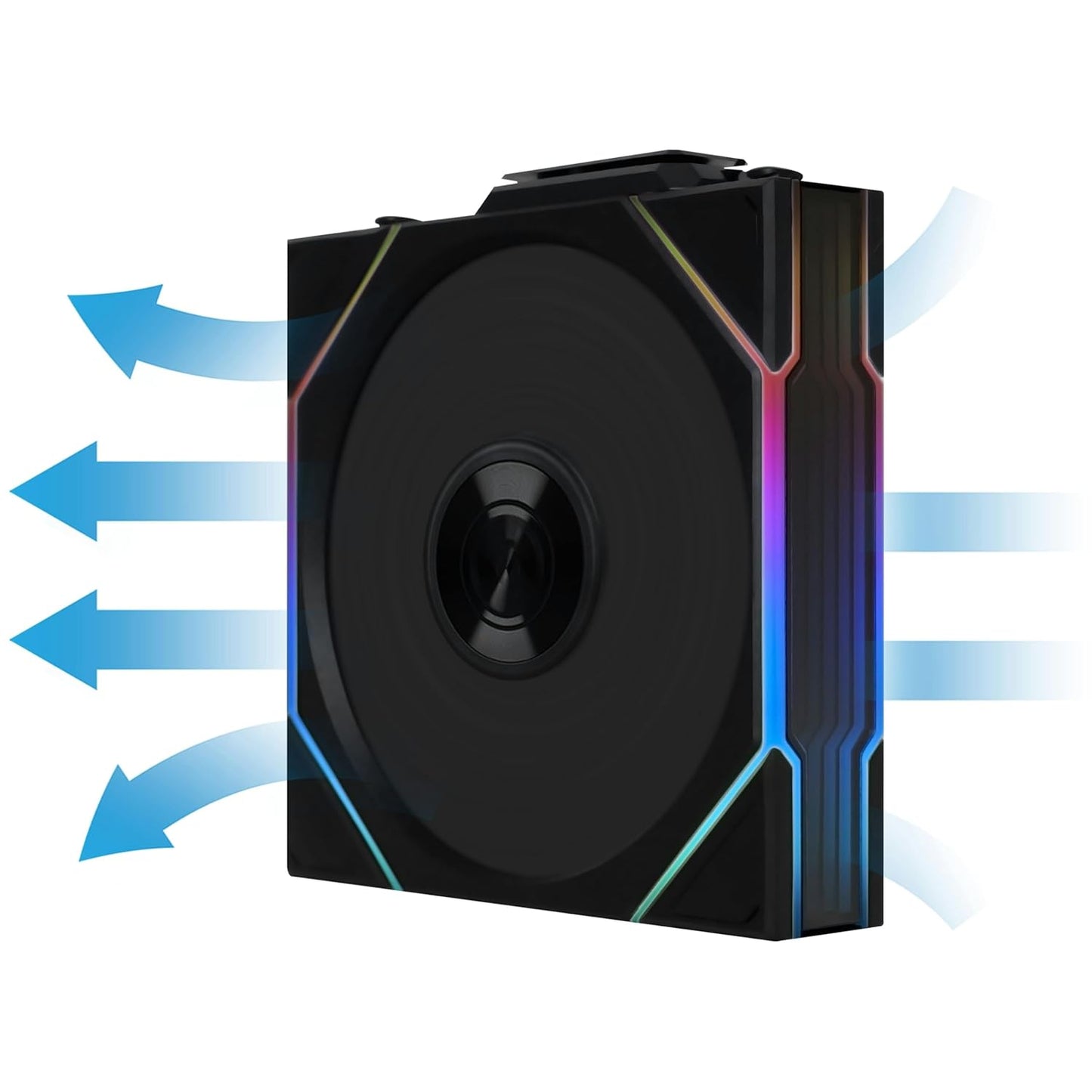 LIAN LI UNI FAN TL - WIRELESS 120 -TRIPLE PACK BLACK G99.12TL1W3B.IN