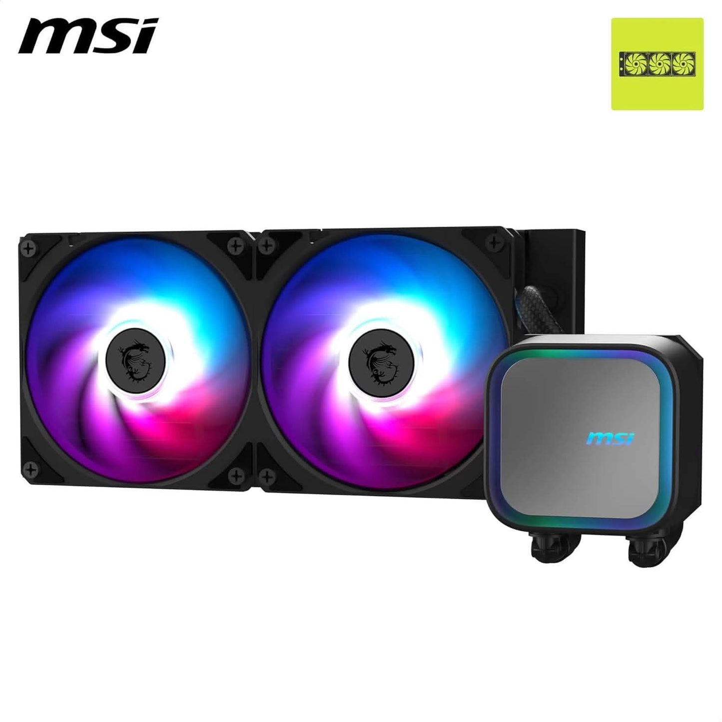 MSI MAG CORELIQUID A13 240 AIO CPU LIQUID COOLER BLACK