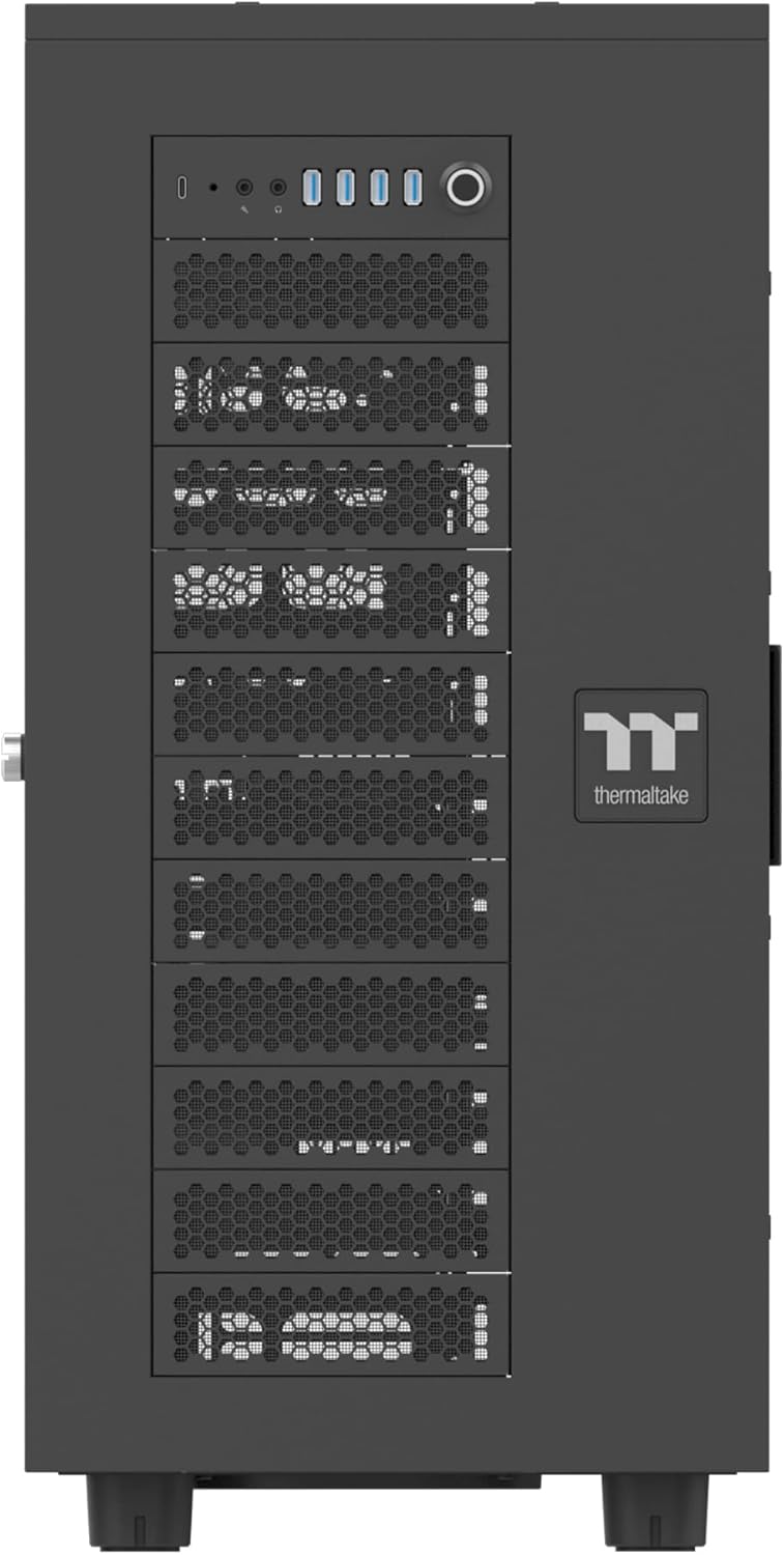 THERMALTAKE AX700 TG SUPER TOWER BLACK CABINET CA-11B-00F1WN-00