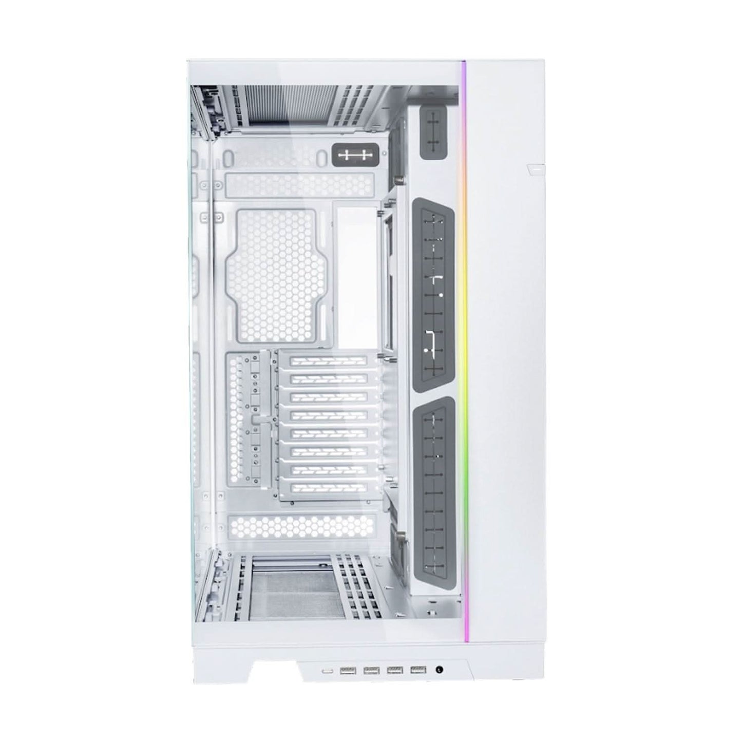 LIAN LI O11 DYNAMIC EVO XL FULL-TOWER GAMING CABINET - WHITE (G99.O11DEXL-W.IN)