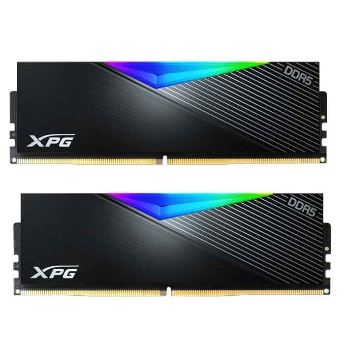 XPG DDR5 32GB 6000 MHZ (CL30-40-40) LANCER BLADE BLACK RGB AX5U6000C3032G-CLARBK