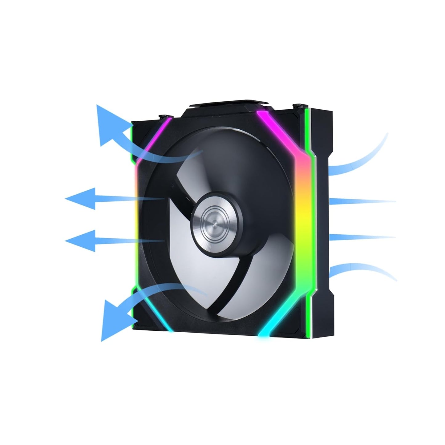 LIAN LI UNI FAN SL-WIRELESS 120-TRIPLE PACK REVERSE BLADE G99.12RSL1W3B.IN