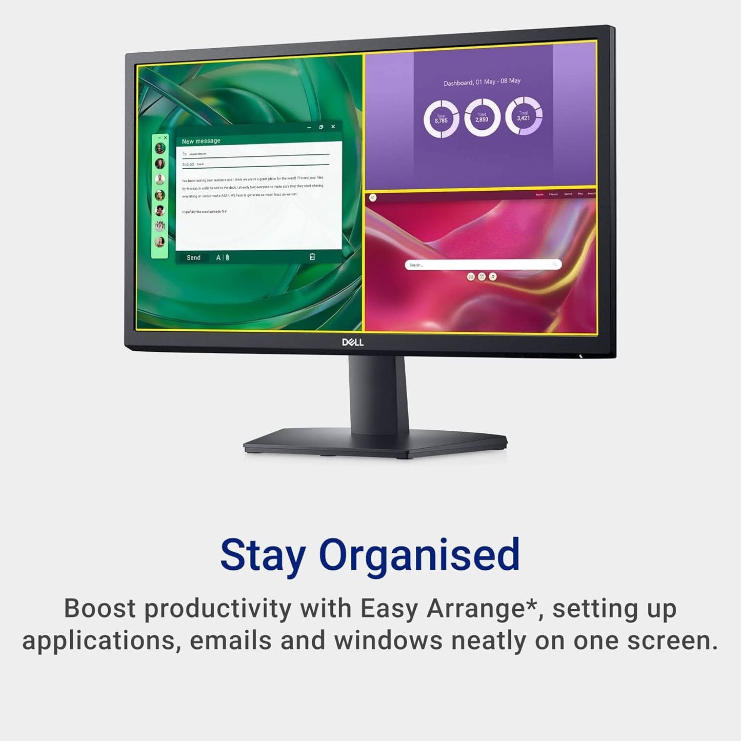 DELL 22 INCH (55.88CM) FHD MONITOR - SE2225H