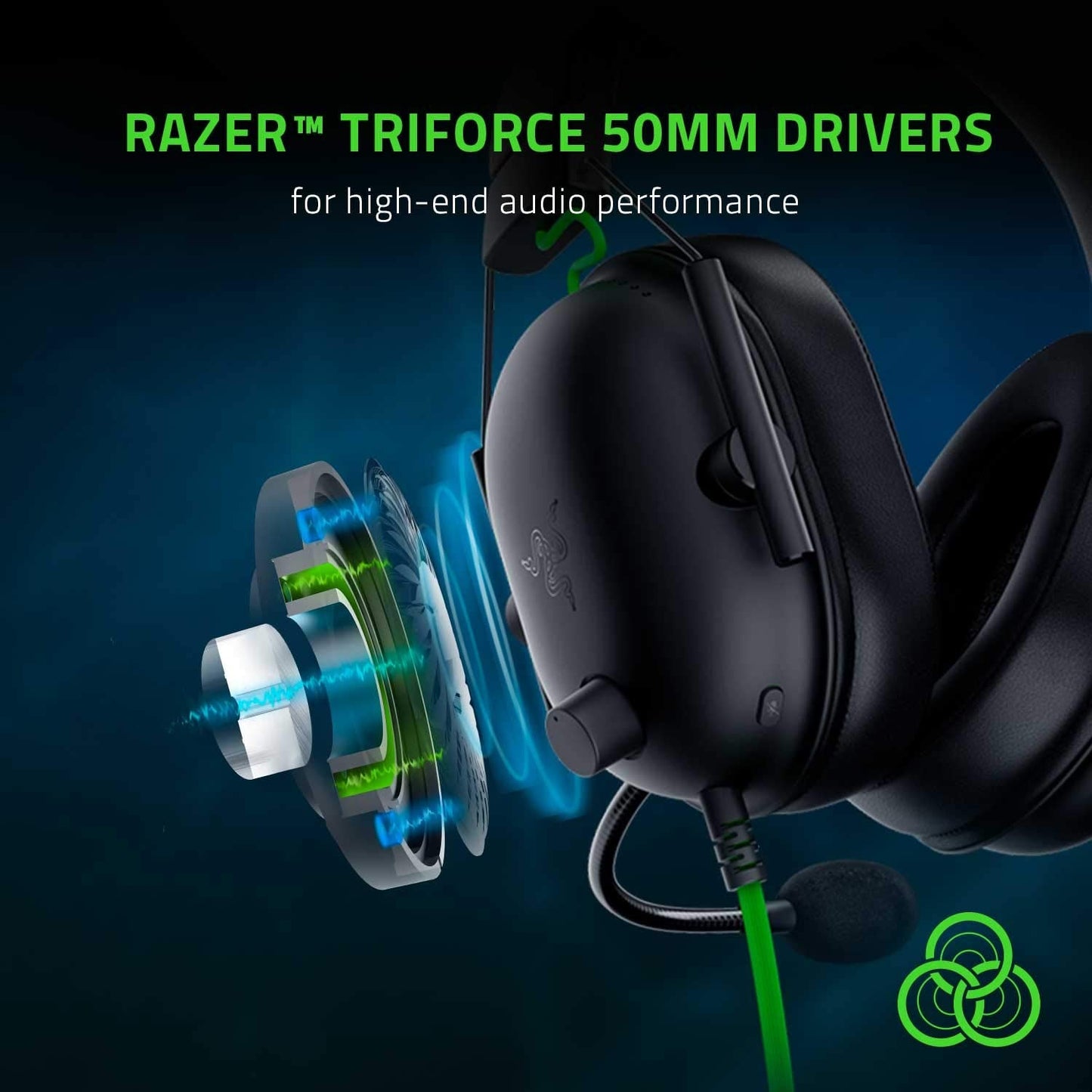 RAZER BLACKSHARK V2 X USB - WIRED ESPORTS HEADSET WITH NOISE-CANCELLING MIC RZ04-04570100-R3M1