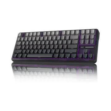 AULA F87 75% Mechanical Wireless Gaming Keyboard, Gradient Grey, Space Golden Switch