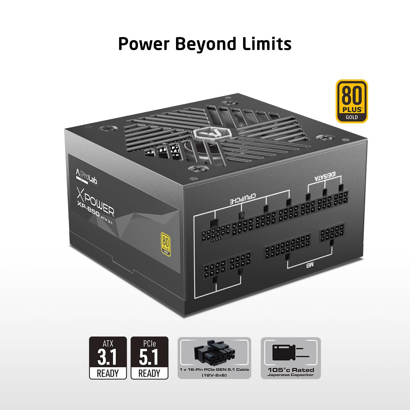 PROLAB DESIGN XPOWER XP-850 POWER SUPPLY UNIT
