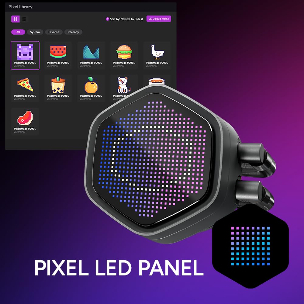 COOLER MASTER MASTERLIQUID ML360 ATMOS II PIXEL LED FAN