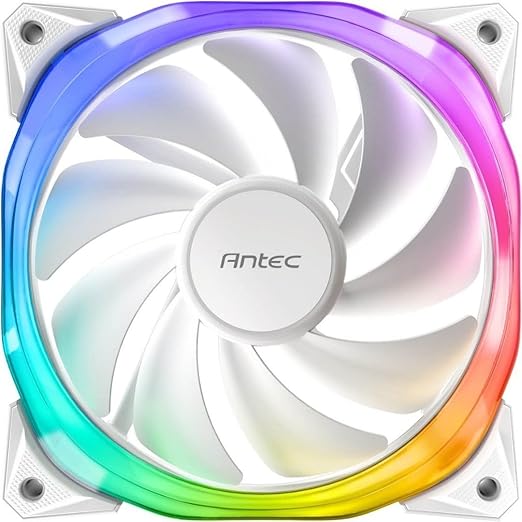 ANTEC FUSION 120 ARGB WHITE - 120MM ARGB CABINET FAN (SINGLE PACK)