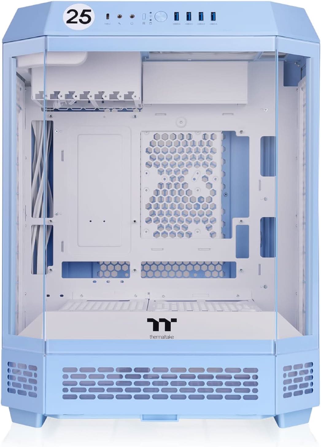 THERMALTAKE THE TOWER 600 ATX MICRO TOWER CASE BLUE