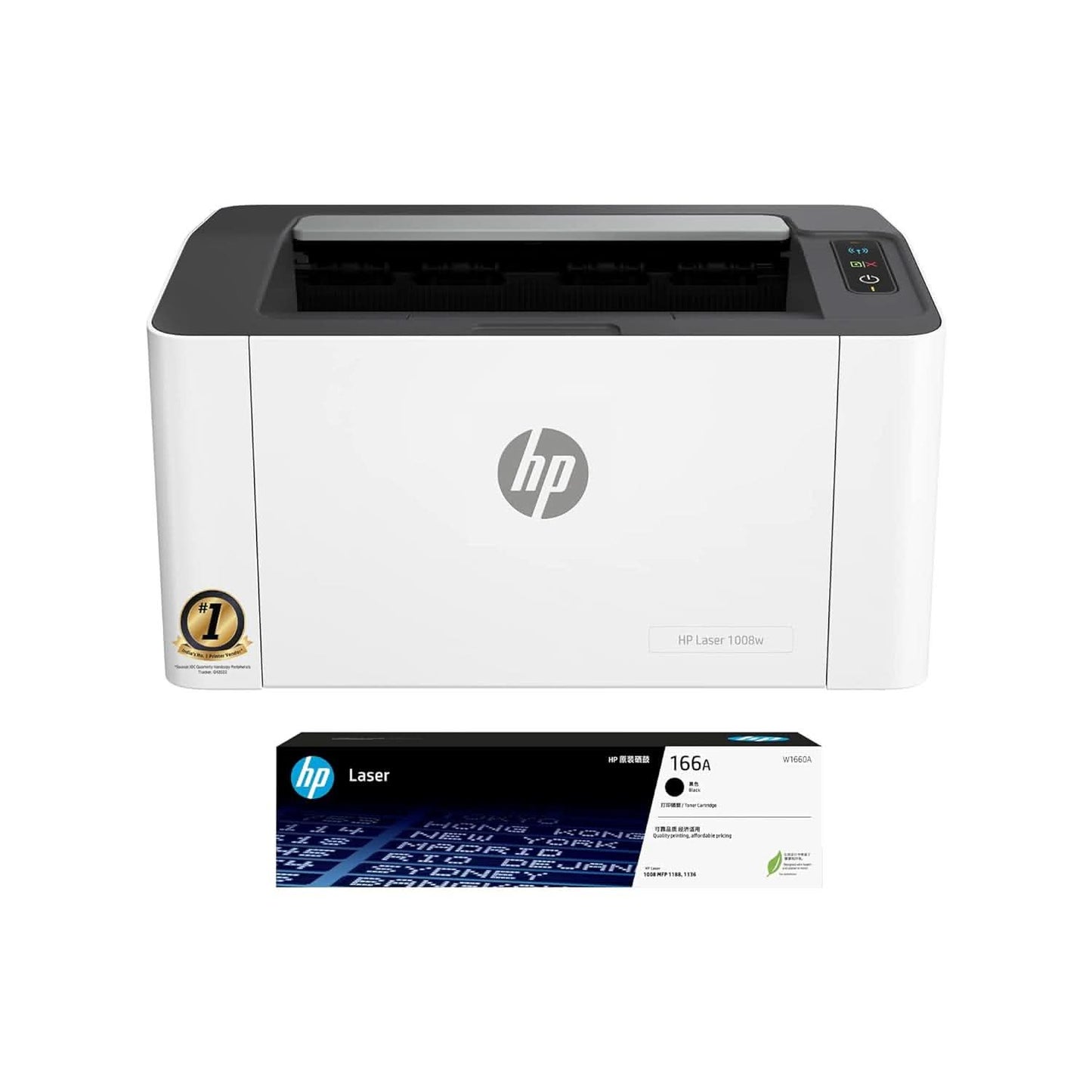 HP LASER 1008W MONOCHROME LASER PRINTERS,WIRELESS,SINGLE FUNCTION,PRINT,HI-SPEED USB 2.0 714Z9A
