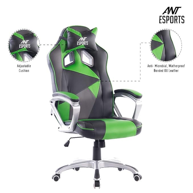 ANT ESPORTS 8077 GAMING CHAIR GREEN