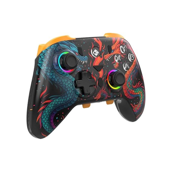 Cosmic Byte Drakon Tri-Mode Controller with Charging Dock, TMR Joystick