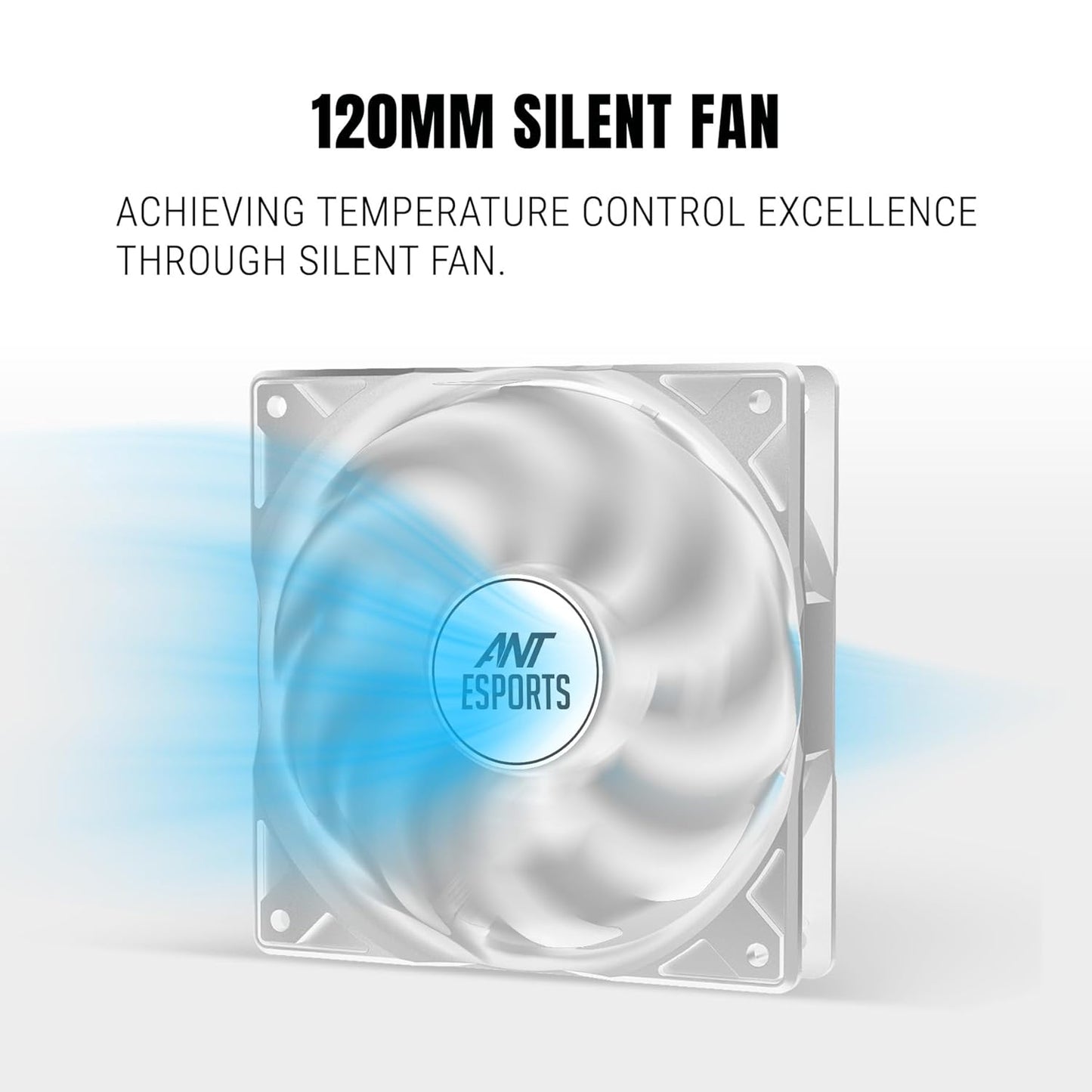 ANT ESPORTS RX650 650 WATT 80 PLUS BRONZE CERTIFIED POWER SUPPLY - WHITE