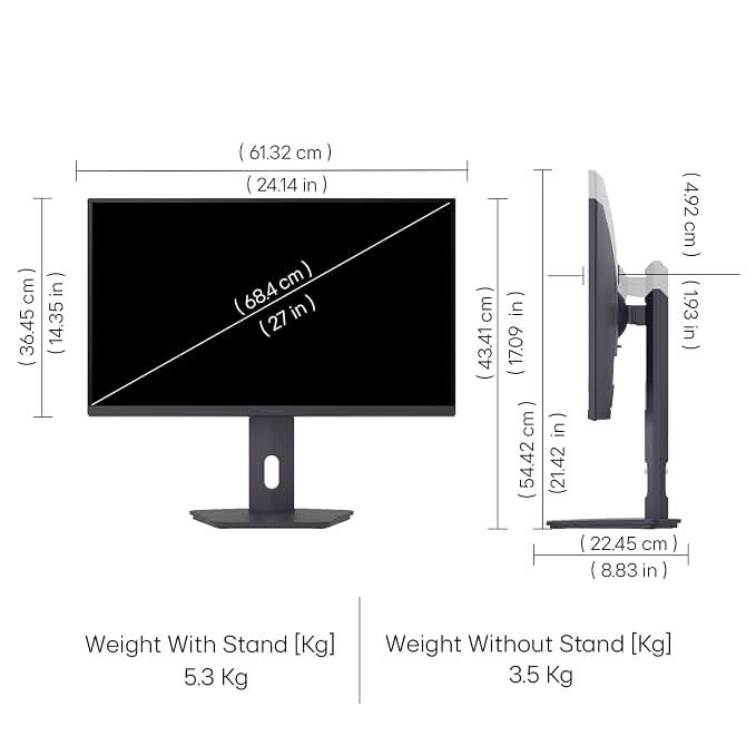 LG 27G610A 27 Inch Ultragear QHD IPS Gaming Monitor