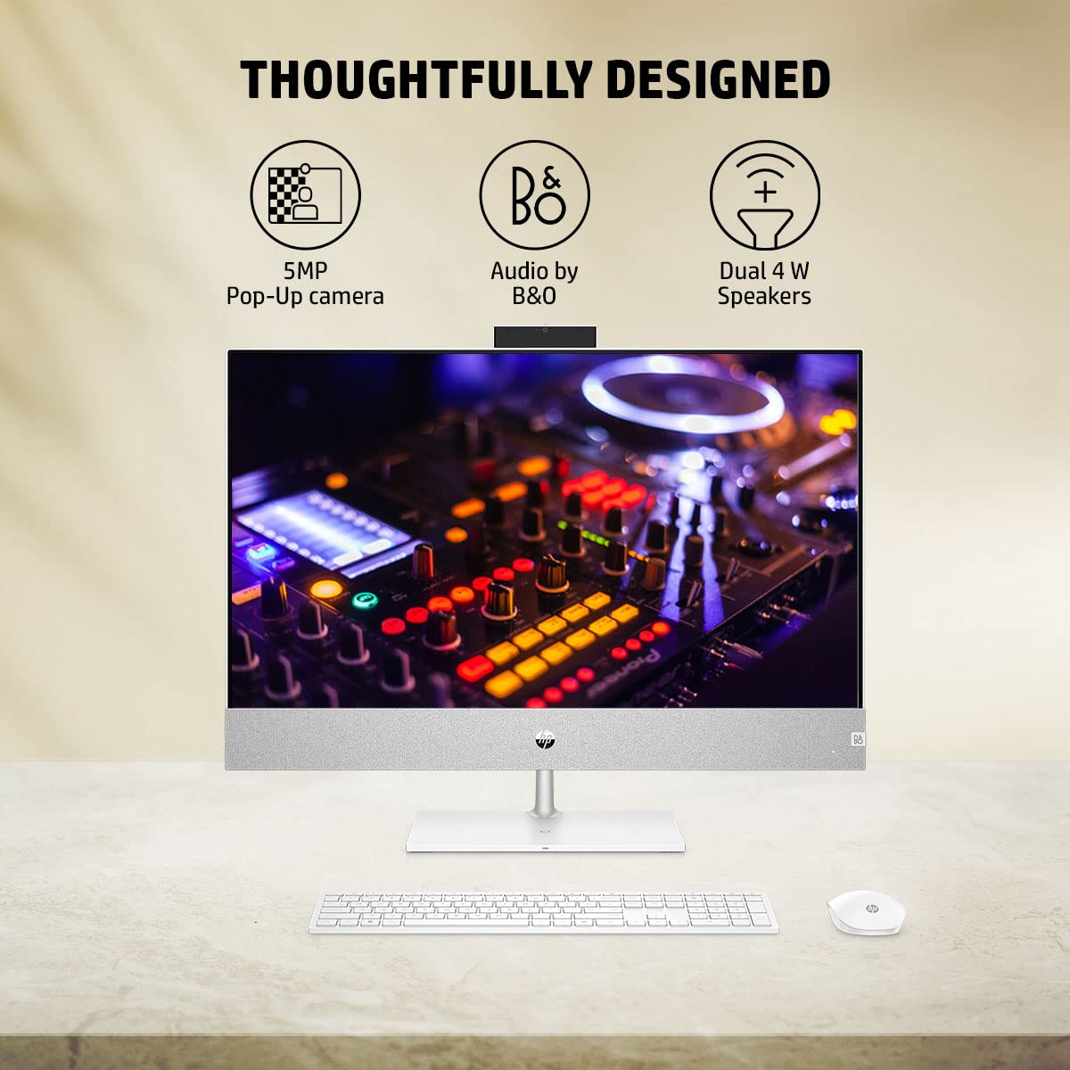 HP PAVILION AIO PC,INTEL CORE I7 13700T,27 INCH FHD 3 SIDED MICRO-EDGE DISPLAY/16GB RAM/1TB SSD/WIN 11/MSO/INTEL UHD GRAPHICS 770 GRAPHICS/WIRELESS KEYBOARD & MOUSE/8.3 KGS 27-CA2113IN-WINDOWS 11 S