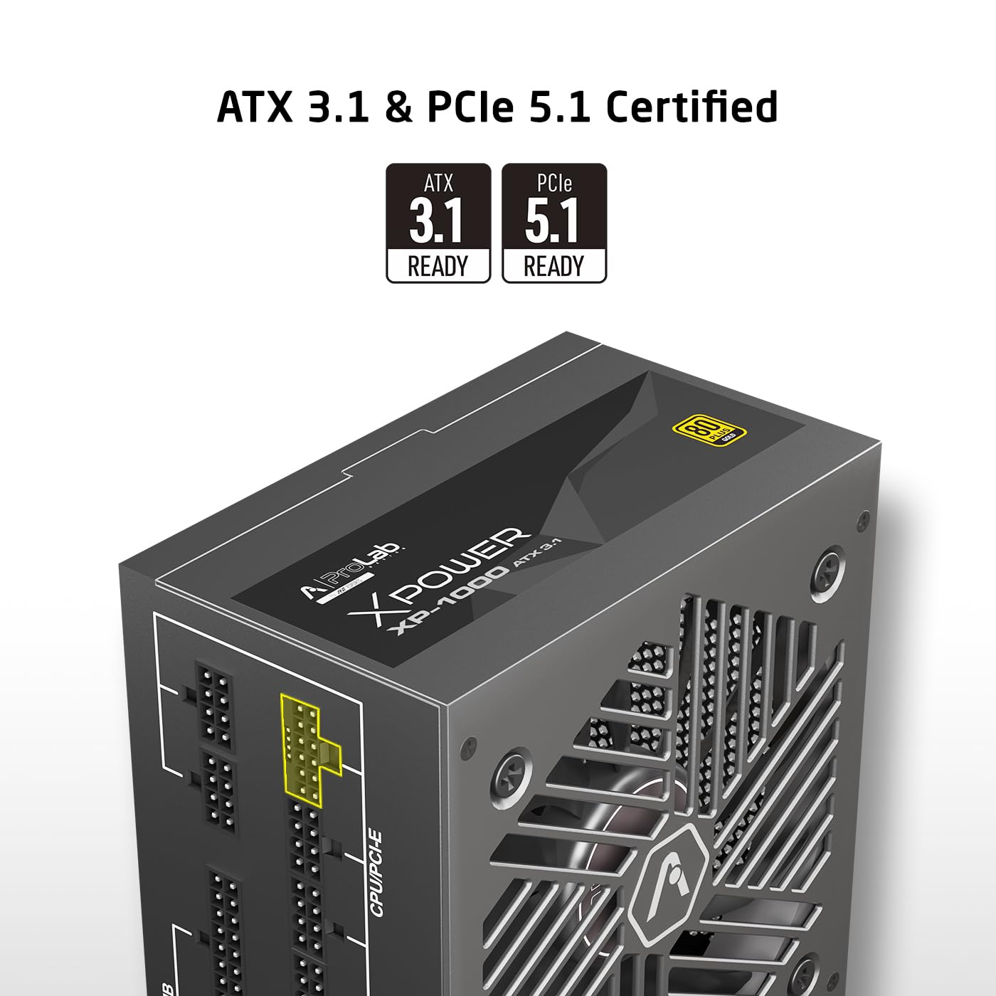 PROLAB DESIGN XPOWER XP-1000 POWER SUPPLY UNIT ATX 3.1