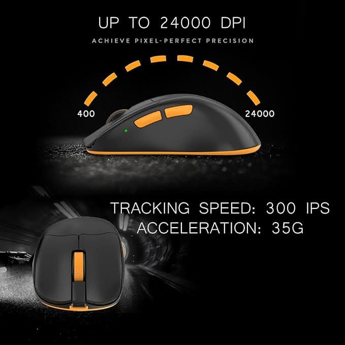 Cosmic Byte Ignis Wireless Tri-Mode Gaming Mouse Black