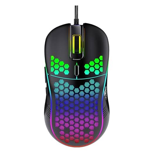TAG Gamerz Fusion RGB USB Wired Gaming Mouse Black