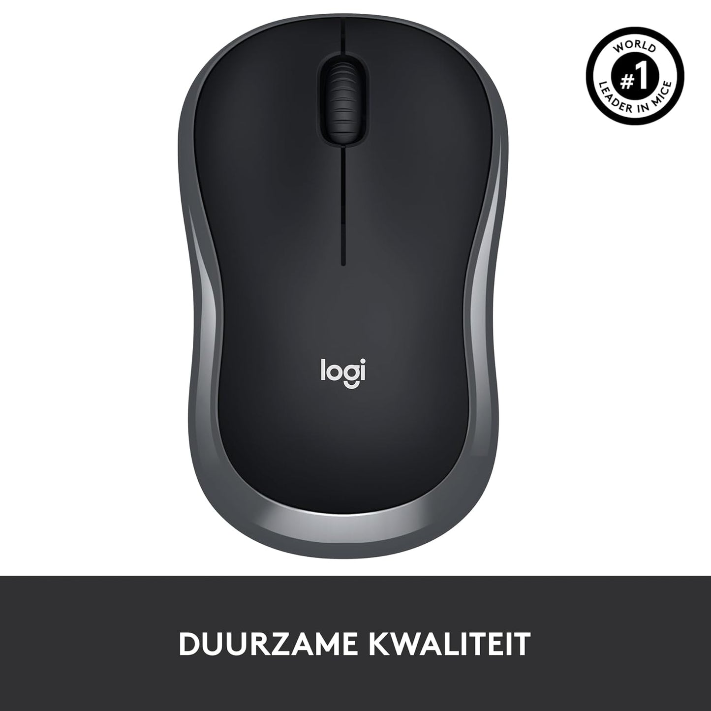 LOGITECH WIRELESS MOUSE M185- GRAY