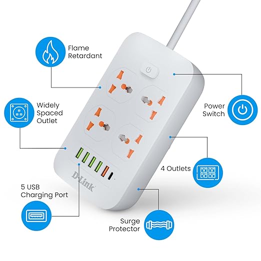 DLINK 4 PORT (DAP-F451) SURGE PROTECTOR