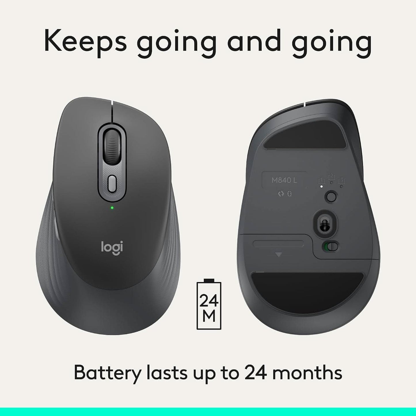 Logitech Signature Comfort M840 L Wireless Mouse