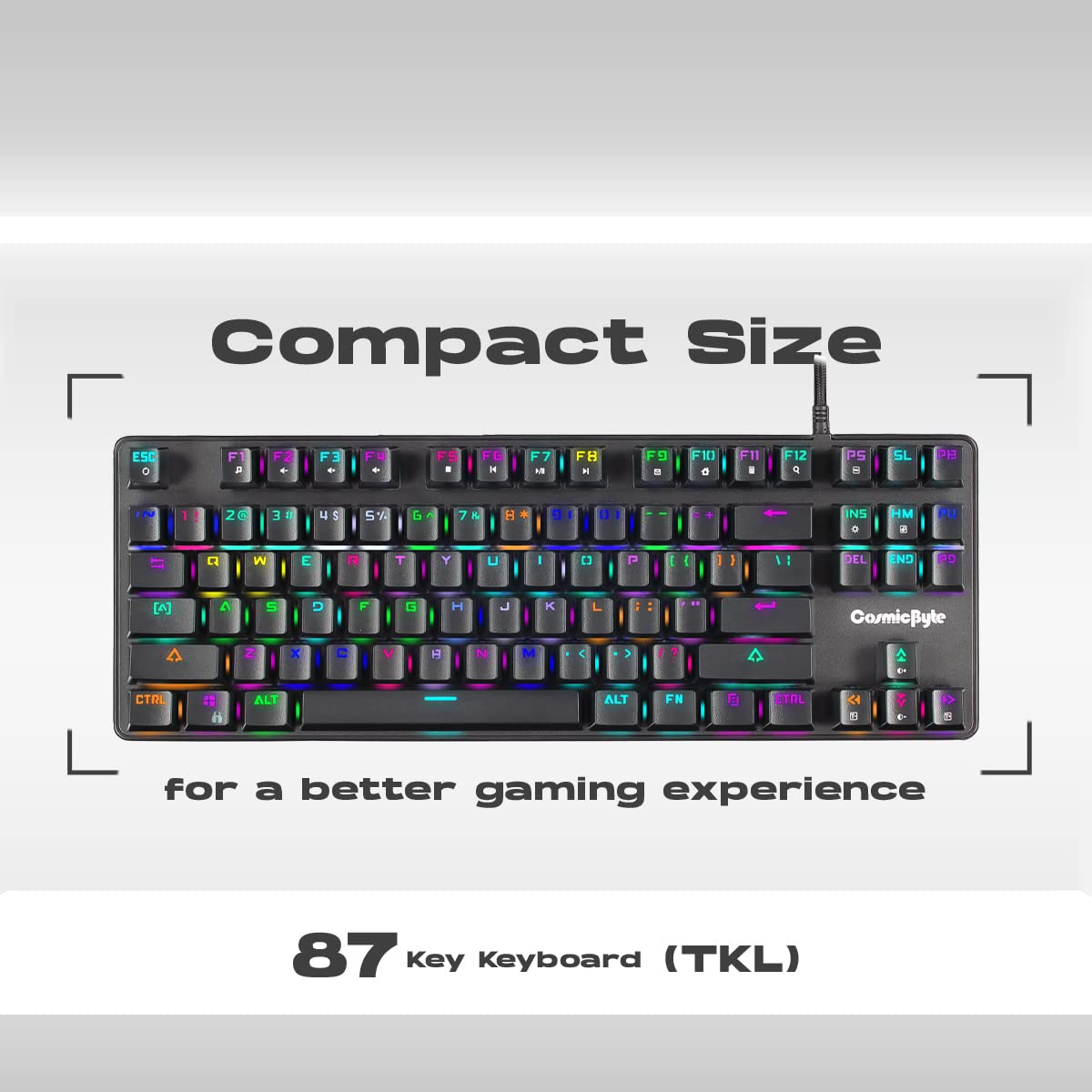 COSMIC BYTE CB-GK-18 FIREFLY GAMING KEYBOARD RGB RED SWITCH