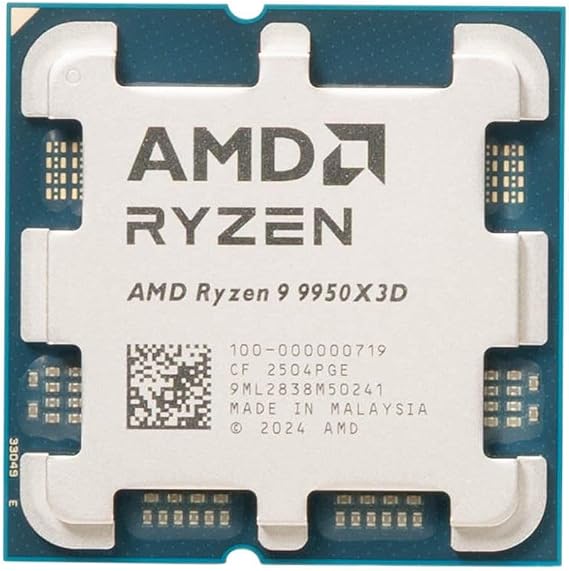 AMD RYZEN 9 9950X 3D 16 CORES UPTO 5.7 GHZ AM5 OEM PROCESSOR