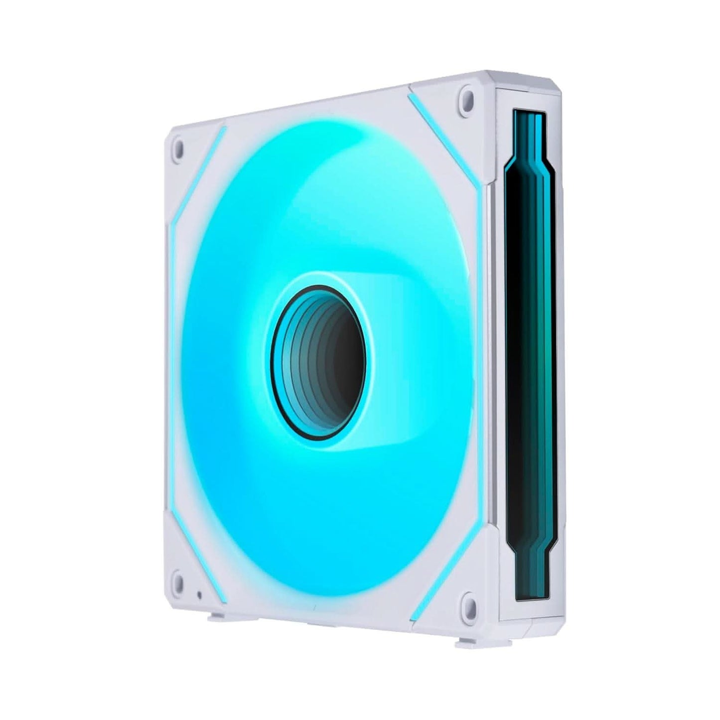 LIAN LI UNI FAN SL-INF REVERSE BLADE 140 INFINITY MIRROR 140MM ARGB SINGLE PACK CASE FAN - WHITE G99.14RSLIN1W.IN