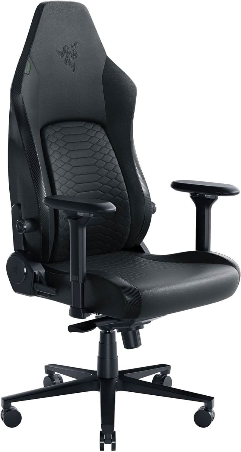 Razer Iskur V2 - Black - Gaming Chair with Built-In Lumbar Support-RZ38-04900200-R3U1