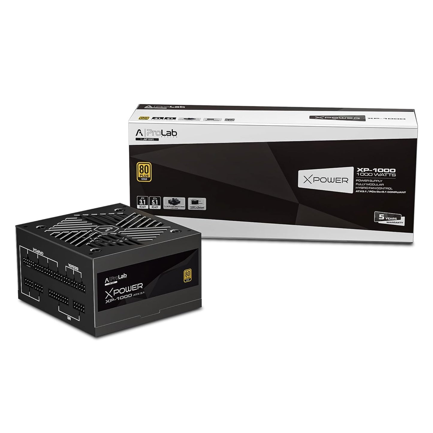 PROLAB DESIGN XPOWER XP-1000 POWER SUPPLY UNIT ATX 3.1