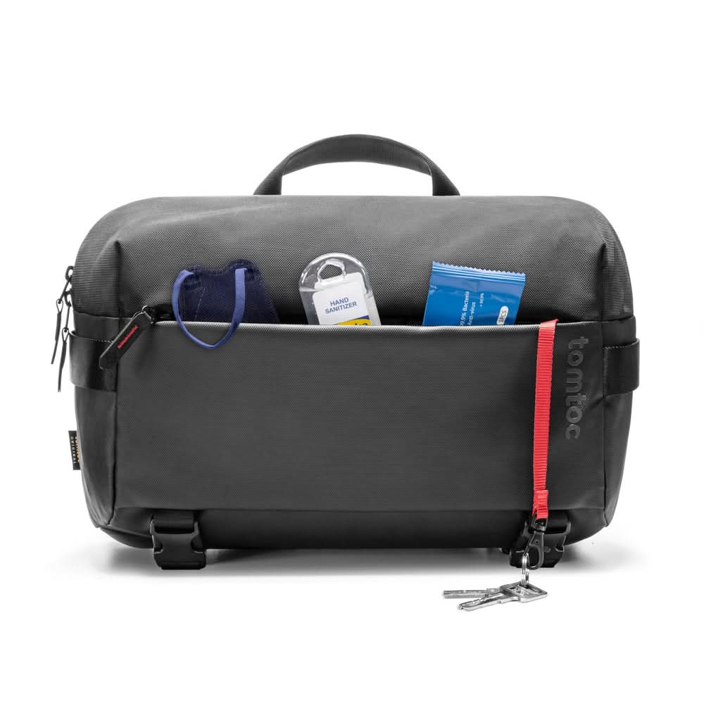 TOMTOC EXPLORER-T21 SLING BAG L 14 INCH/10L-BLACK
