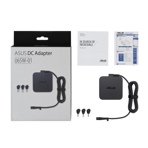 ASUS 65W Universal Mini Multi-tips Adaptor U65W-01