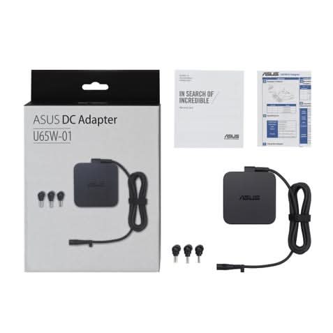 ASUS 65W Universal Mini Multi-tips Adaptor U65W-01