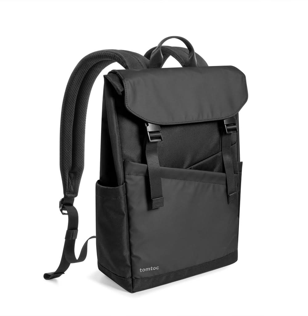 TOMTOC SLASH-T64 FLIP LAPTOP BACKPACK 15.6 INCH/18L-BLACK
