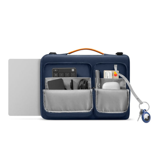 TOMTOC DEFENDER-A42 LAPTOP BRIEFCASE 15.6 INCH-NAVY BLUE