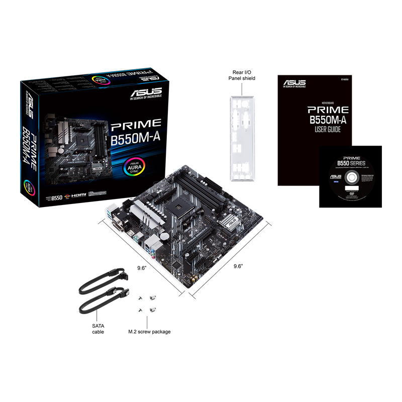 ASUS PRIME B550M-A AMD AM4 MOTHERBOARD