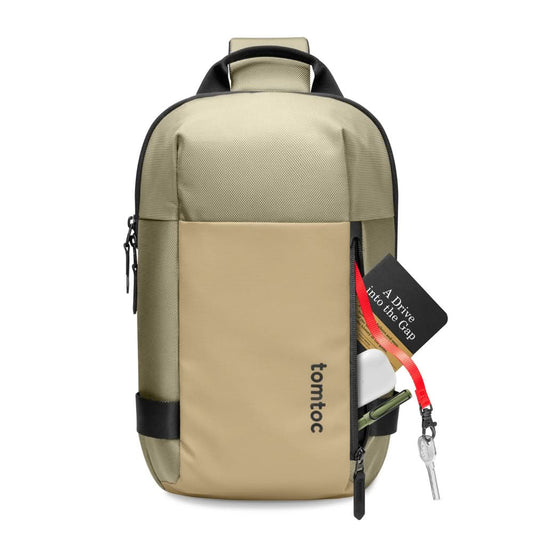 TOMTOC NAVIGATOR-T24 SLING BAG 14 INCH/7L-KHAKI