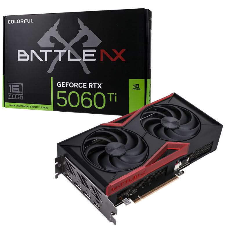 COLORFUL GEFORCE RTX 5060 TI NB DUO 16GB-V GRAPHIC CARD