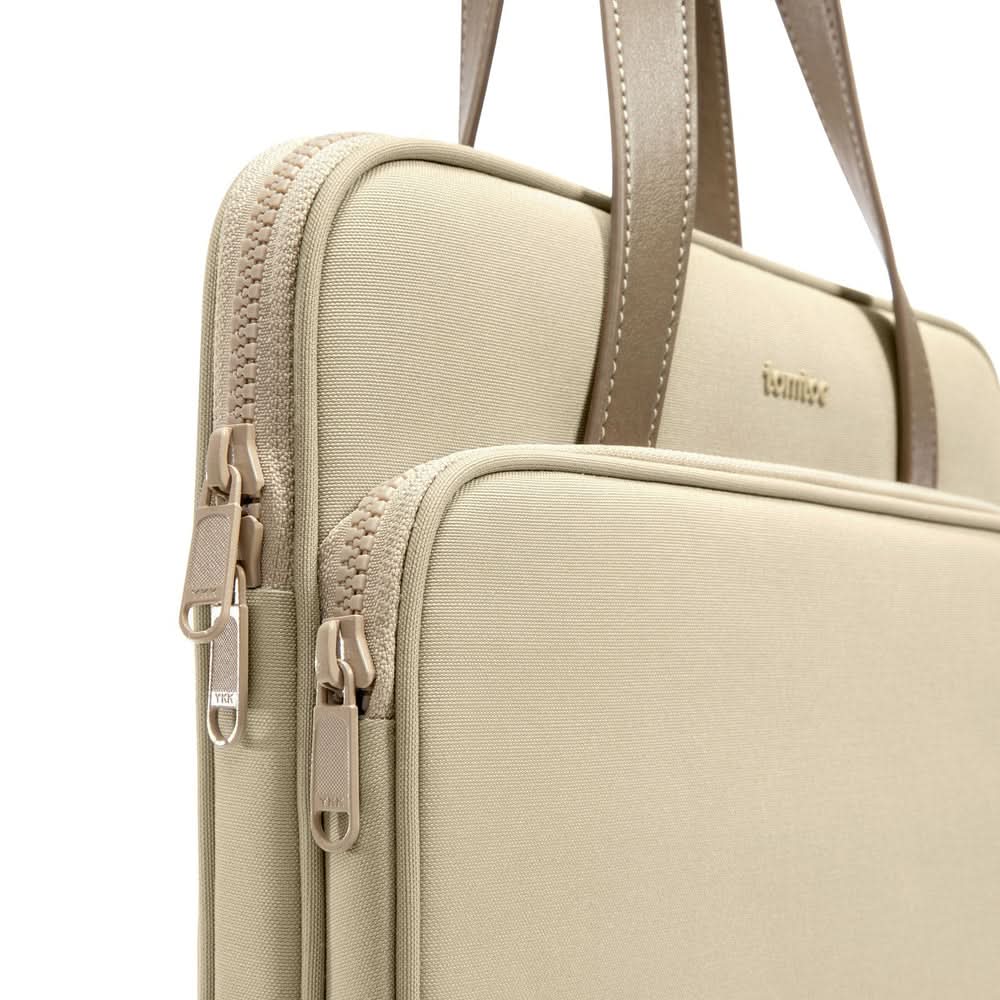 TOMTOC VERSATILE-A12 LAPTOP SHOULDER BAG 13.5-14 INCH-KHAKI