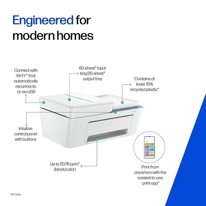HP DeskJet Ink Adv 4388 Wi-Fi AiO with ADF Printer