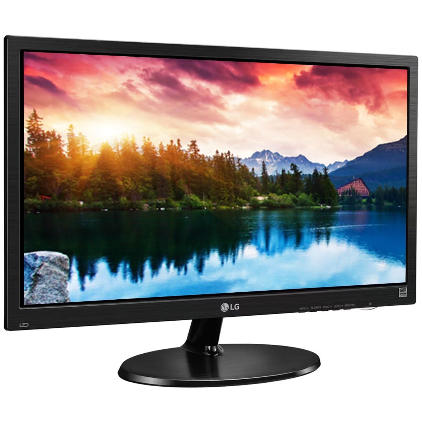 LG 19M38LB-B, 18.5 INCH(47CM) HD MONITOR, BLACK