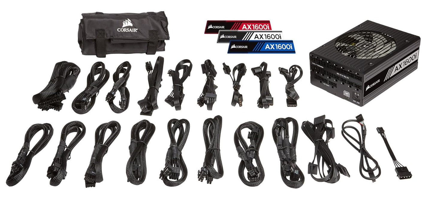 CORSAIR 1600W AX1600I 80 PLUS TITANIUM FULLY MODULAR SMPS CP-9020087- IN