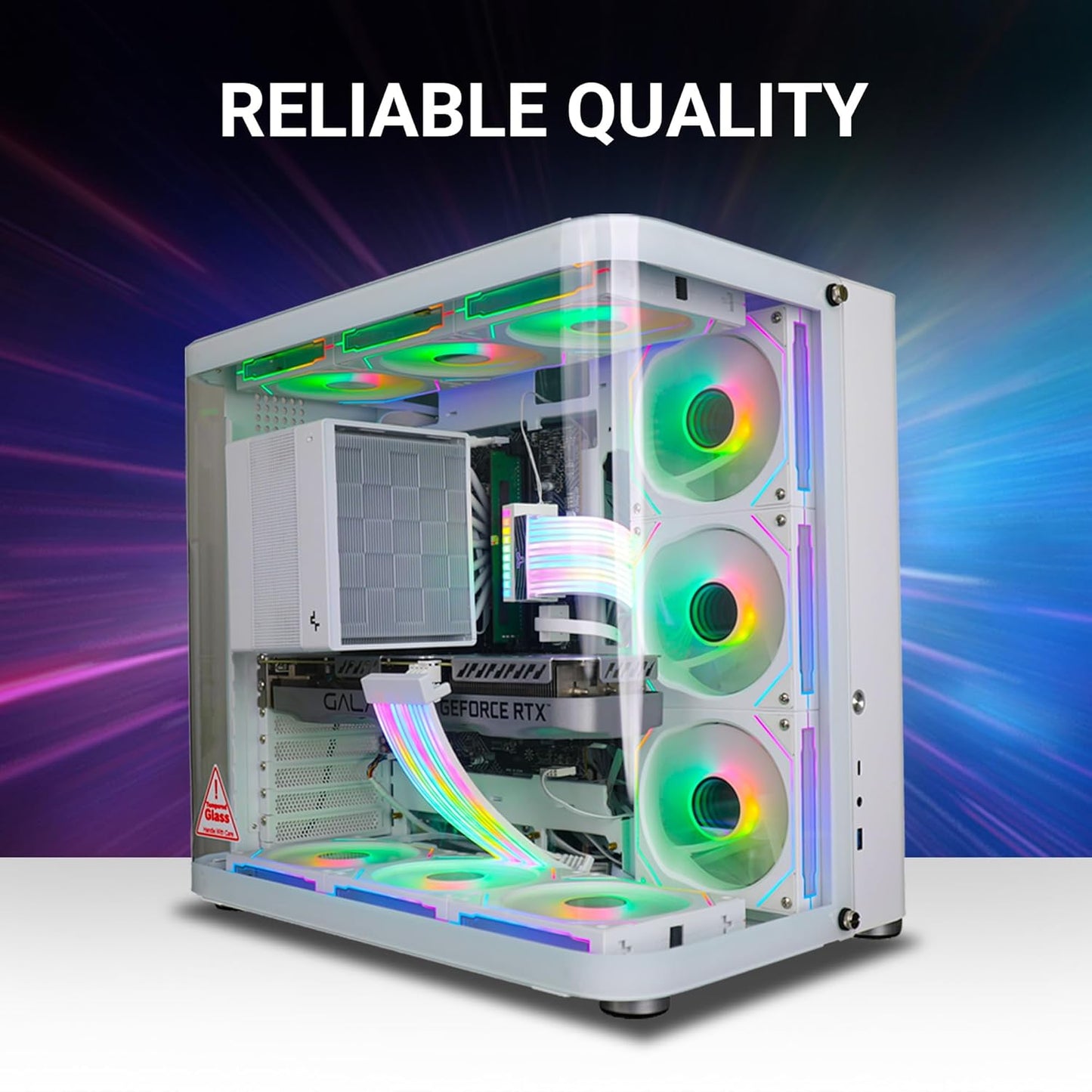 ANT ESPORTS STACKERFLOW KIT 120MM 3-IN-1 CASE FAN KIT ARGB (WHITE)