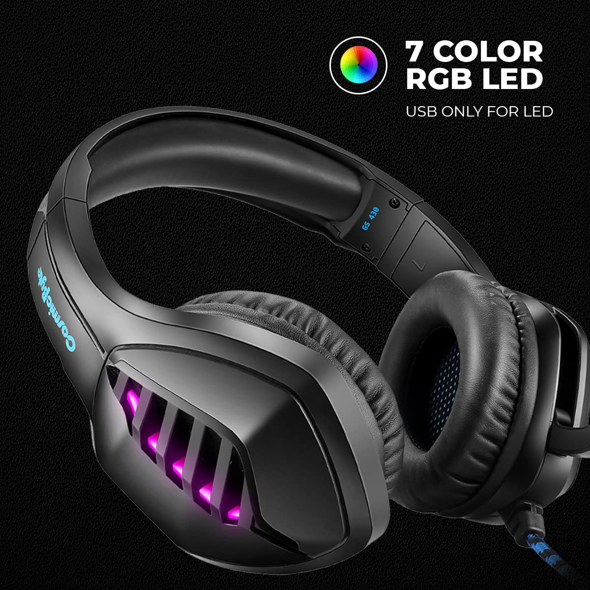 COSMIC BYTE GS430 (BLACK) GAMING HEADPHONE