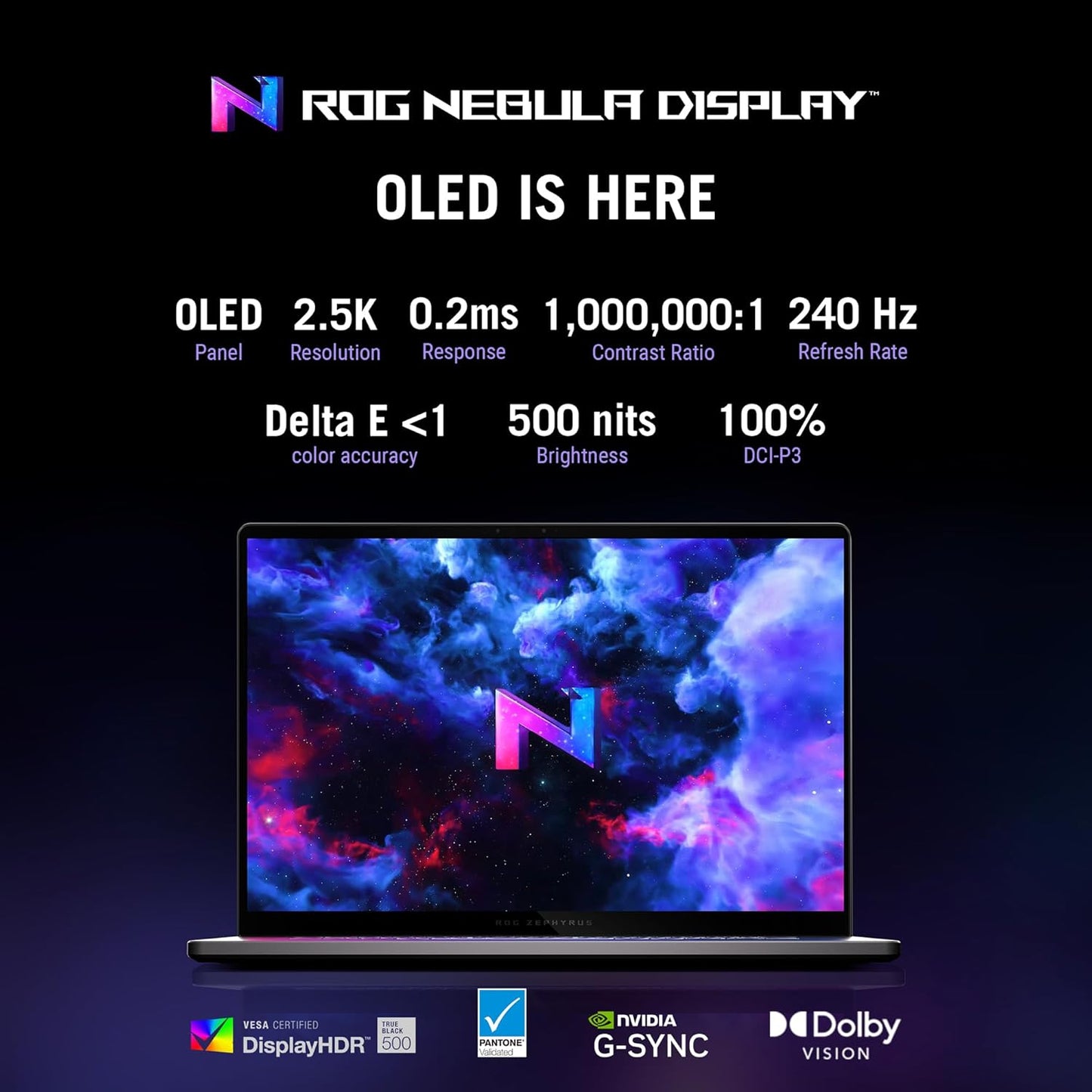 ASUS ROG ZEPHYRUS G16, GAMING LAPTOP, INTEL CORE ULTRA 9 185H, RTX 4080 GRPH (32GB/1TB/40.64 CMS (16) 2.5K/WIN 11 HOME) GU605MZ-CO931WS