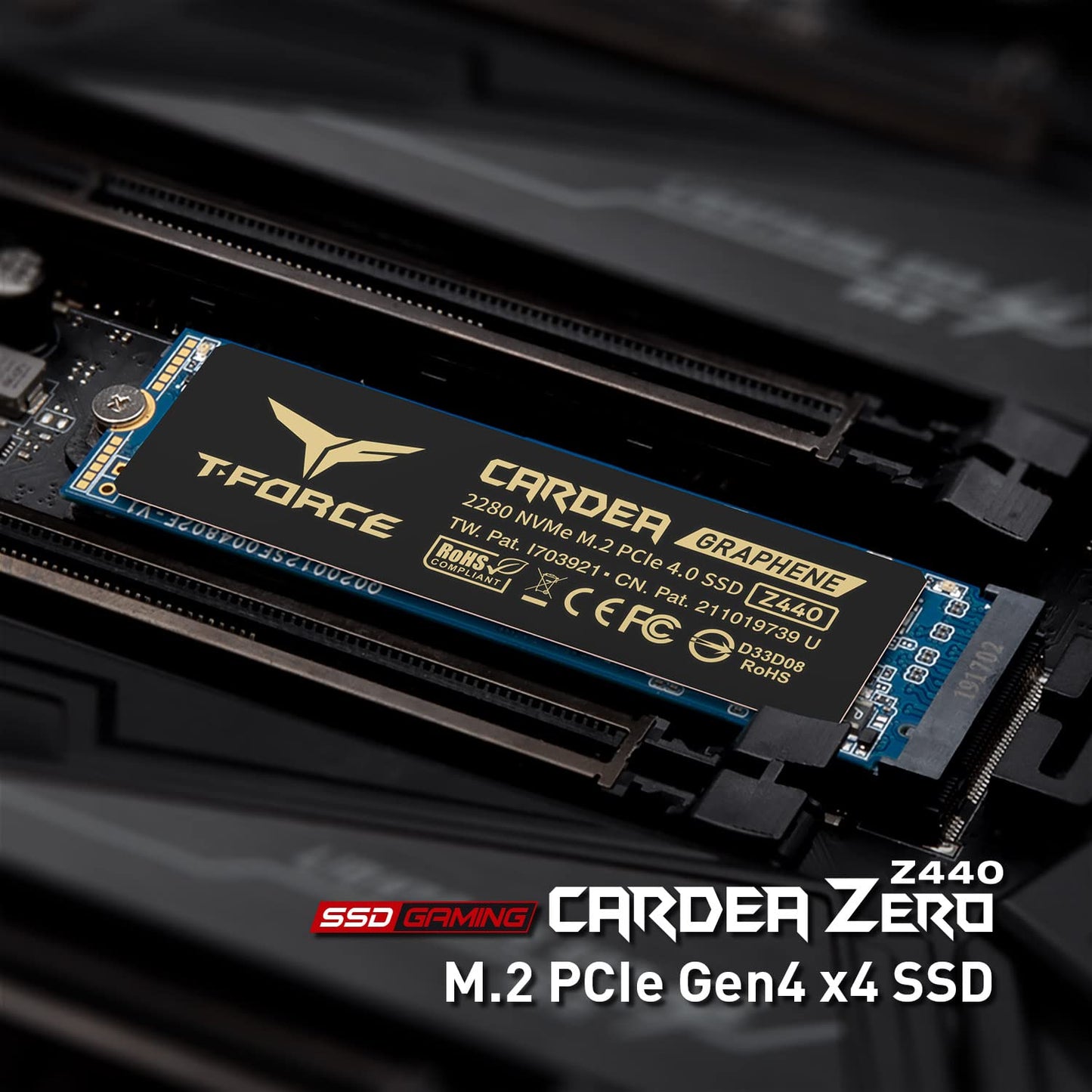 TEAMGROUP CARDEA ZERO Z440 1TB M.2 NVME GEN4 INTERNAL SSD